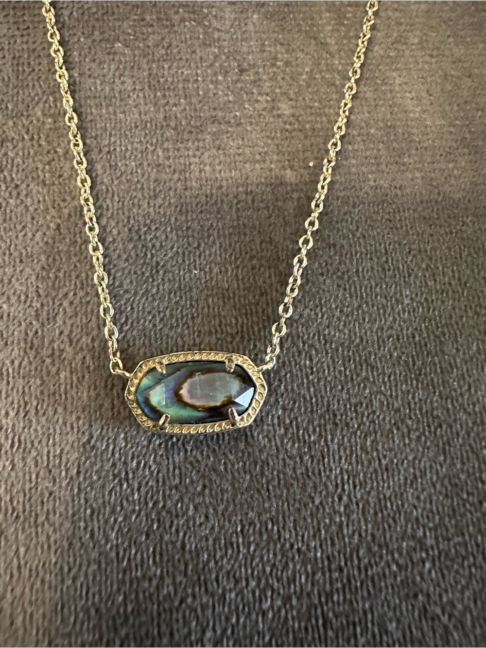 Kendra Scott Silver Abalone Pendant Necklace - Women Jewelry